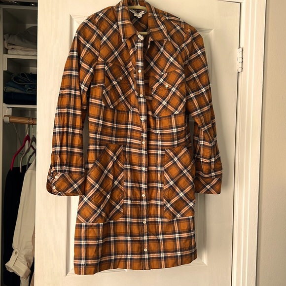 Veronica beard plaid dress size 14 - Picture 4 of 7
